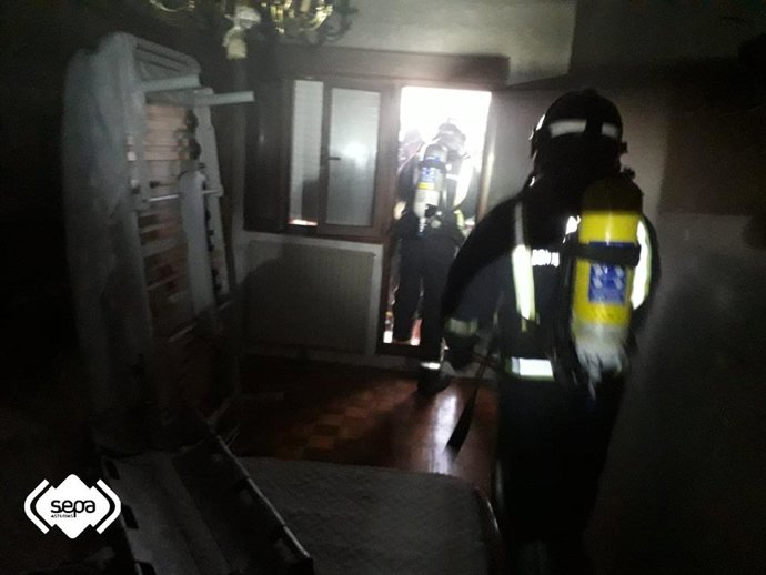 Imagen de la vivienda afectada.