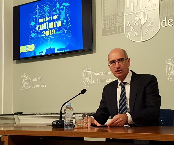 Javier Iglesias en la Diputación de Salamanca.