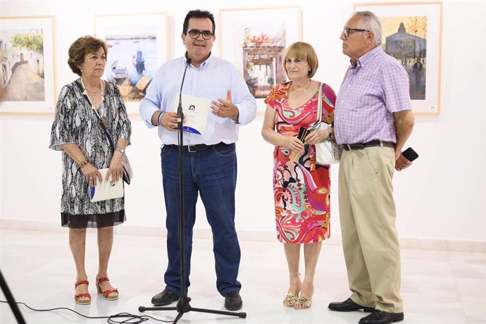 Presentación de la exposición de acuarela de la Galería Alfareros