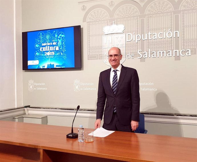 El presidente de la Diputación de Salamanca presenta Noches de Cultura 2019.