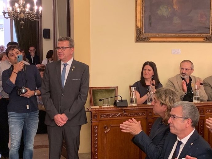 El nuevo presidente de la Diputación de Lleida, Joan Talarn (ERC).