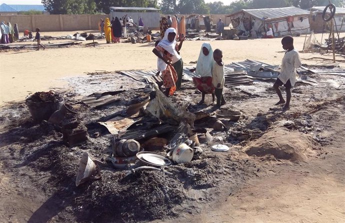 Campo de desplazados atacado presuntamente por Boko Haram