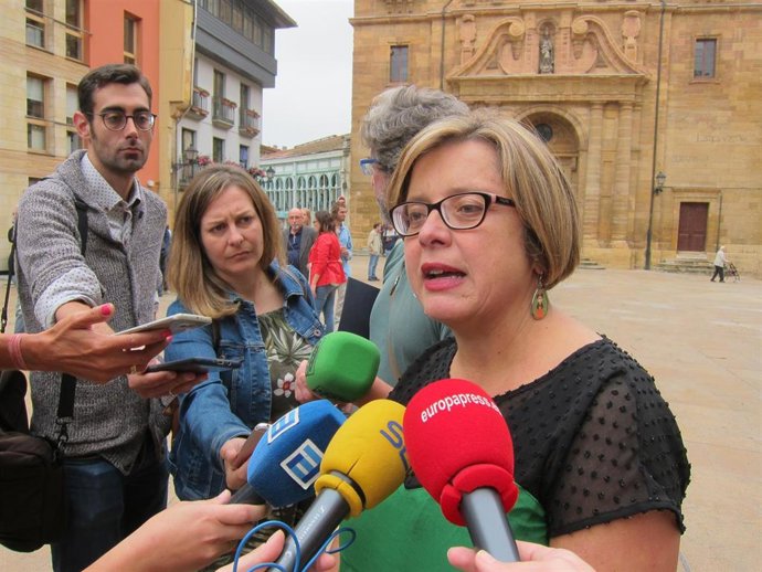 La concejala de Somos Oviedo en el Ayuntamiento de Oviedo, Ana Taboada.