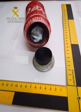 Refresco donde se encontraba la droga en un bar de Torre Pacheco