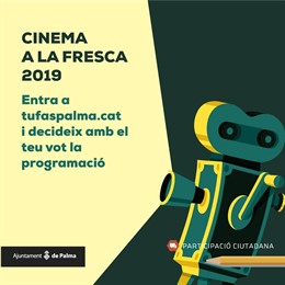 Cartel para las votaciones de las películas de 'Cinema a la fresca' 2019