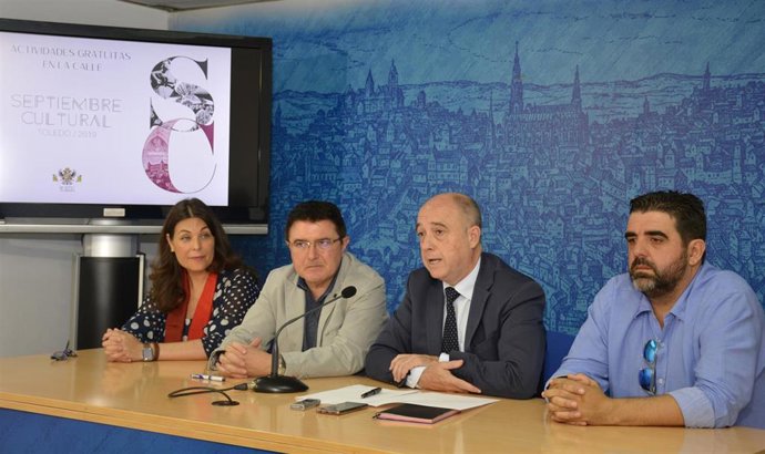 Presentación del Septiembre Cultural en el Ayuntamiento de Toledo.
