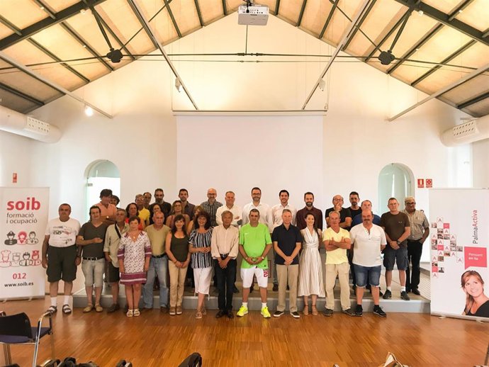 Participantes del programa de inserción laboral 'SOIB Visibles'