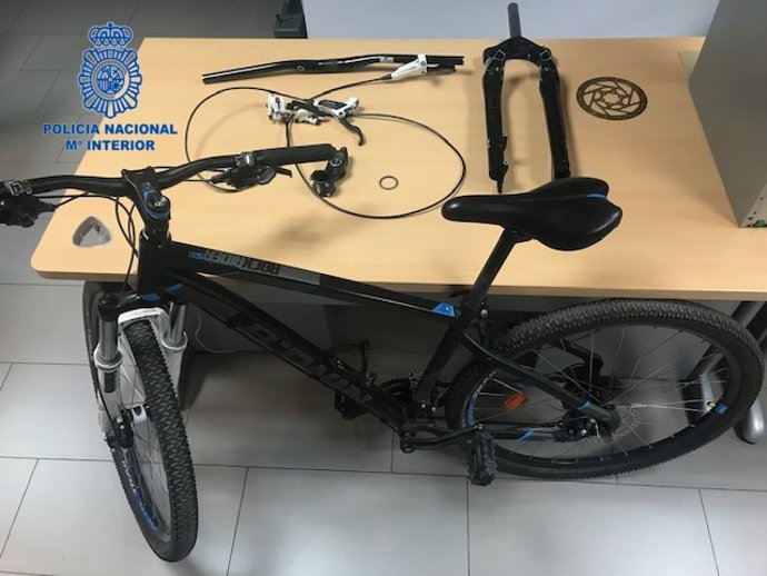 Imatge d'una de les bicicletes sustretes