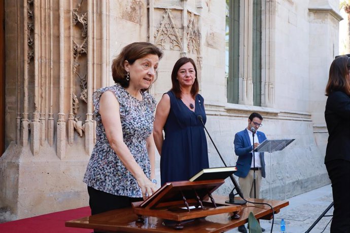 La consellera d'Afers Socials i Esports, Fina Santiago, en una imatge d'arxiu