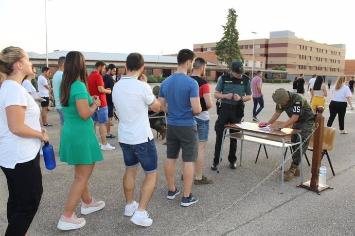 Pruebas de acceso a la Guardia Civil en Calatayud.