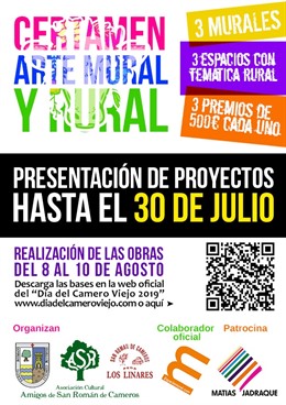 Cartel del Certamen de Arte Mural y Rural de San Román de Cameros