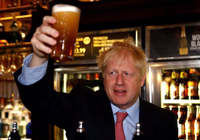 El candidato a primer ministro británico Boris Johnson