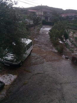 Incidencias por las lluvias en el municipio de Monterrei (Ourense).