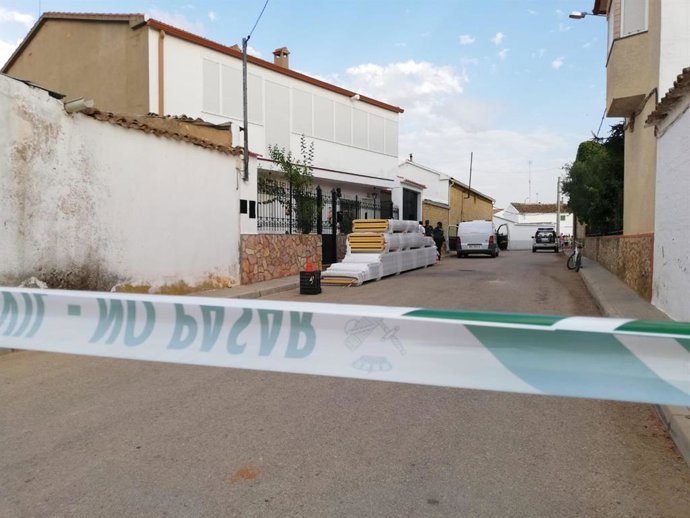 Calle Cuenca de Casas de Benitez donde se han producido dos muertes por arma de fuego