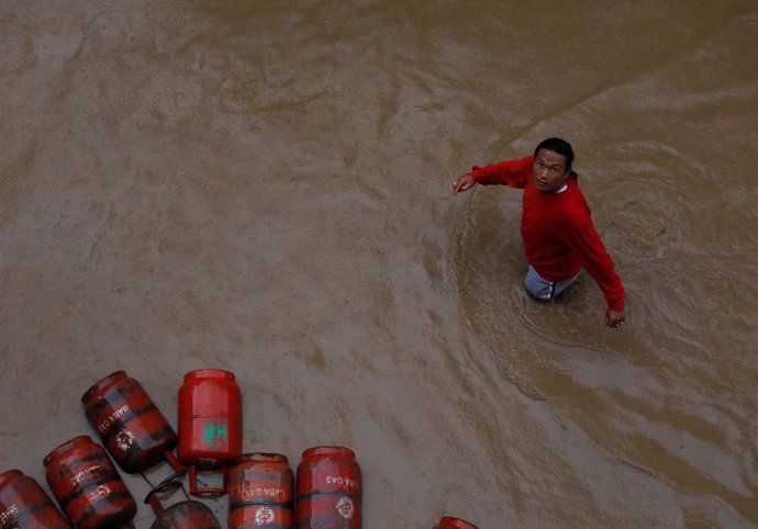 Inundaciones en Nepal