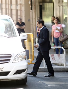 Salvador Victoria tras declarar en la Audiencia Nacional en 2015