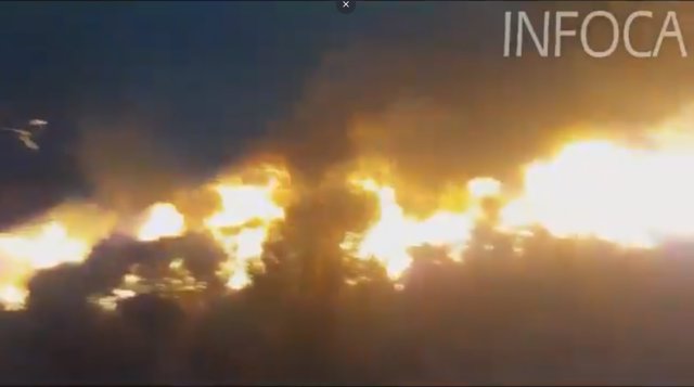 Medios aéreos que han participado en la extinción del incendio de Terque (Almería)