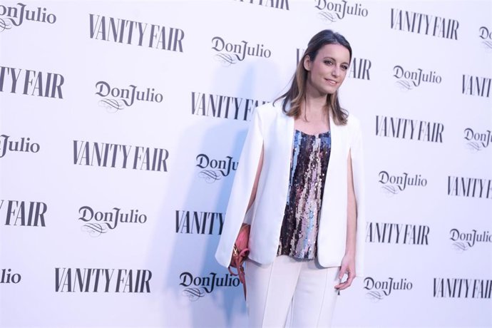 La vicesecretaria de Estudios y Programas del PP, Andrea Levy, asiste a la entrega del III Premio Internacional de Periodismo 2019 Vanity Fair en el Hotel Santo Mauro de Madrid.
