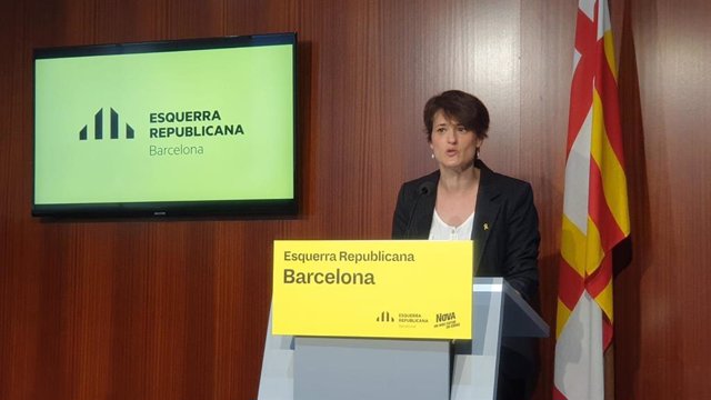 La concejal de ERC en el Ayuntamiento de Barcelona Eva Baró.