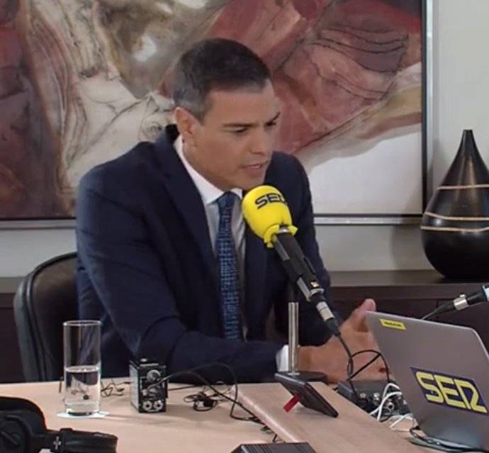 Entrevista en la Cadena Ser al presidente del Gobierno en funciones, Pedro Sánchez