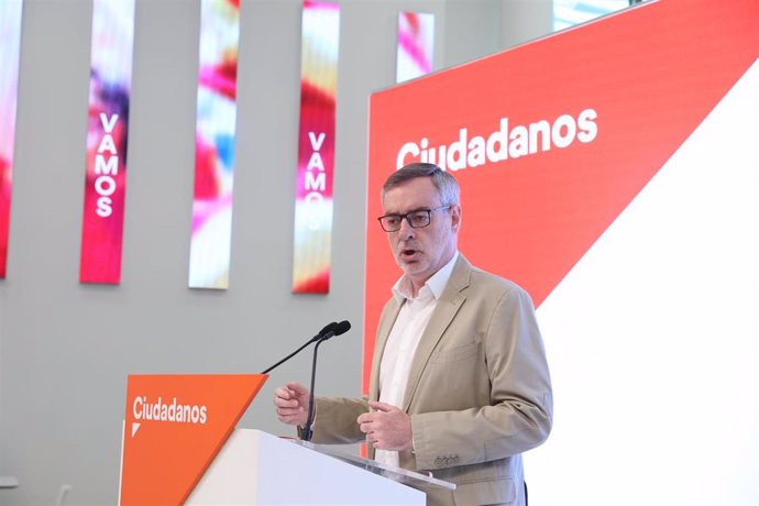 El secretario general de Ciudadanos, José Manuel Villegas, ofrece una rueda de prensa tras la reunión del Comité Permanente del partido.
