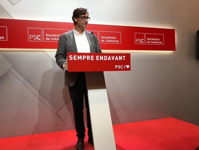 El secretario de organización, Salvador Illa