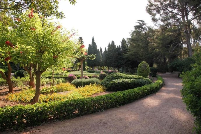 Imagen de los jardines de Marivent