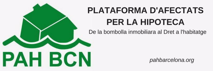 PAH Barcelona considera insuficient el pla d'habitatge del nou Ajuntament de Barcelona