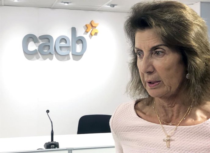 La presidenta de la CAEB, Carmen Planas