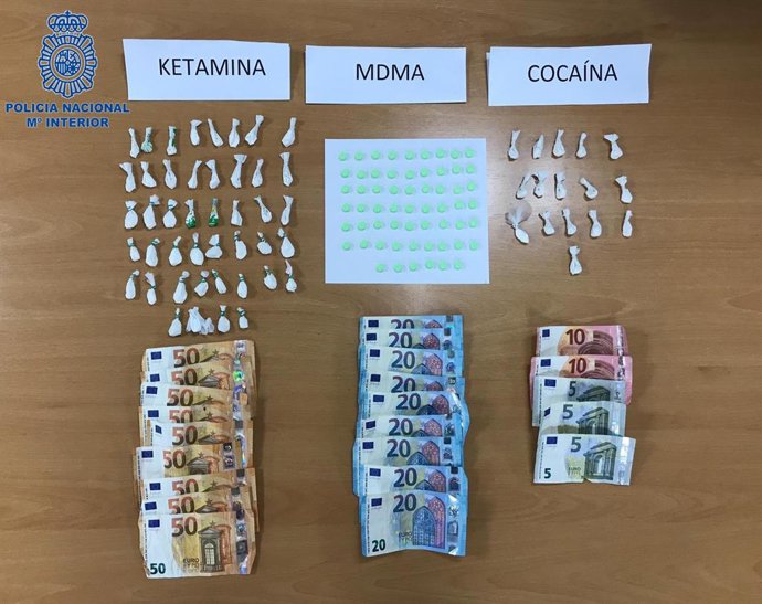 Droga incautada por la Policía Nacional