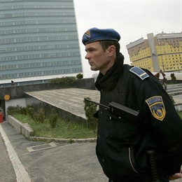 Un policia en Bosnia