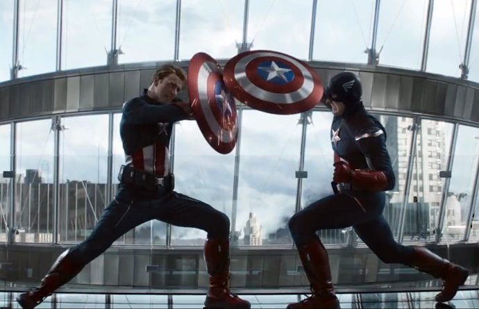 Capitán América vs. Capitán América en Vengadores: Endgame