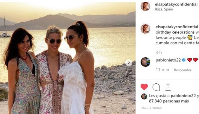 Fotografía del Instagram de Elsa Pataky