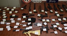 Armas incautadas a un neonazi en Italia