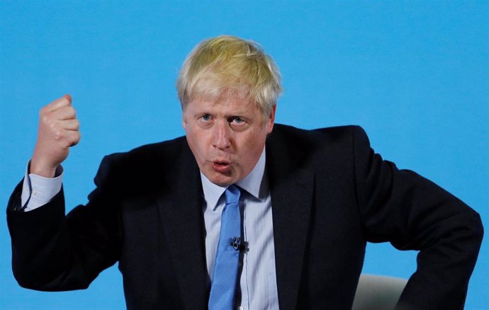 El candidato conservador a primer ministro Boris Johnson