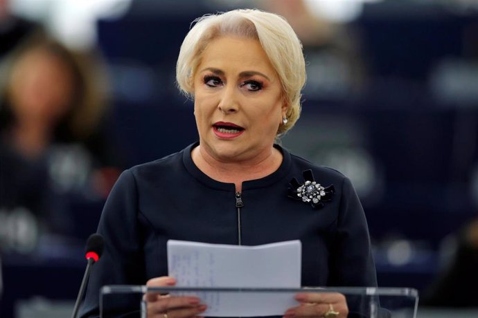 La primera ministra de Rumanía, Viorica Dancila