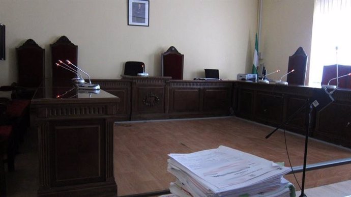 Imagen de archivo de una sala de vistas de un juzgado