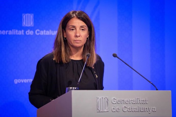La portaveu del Govern, Meritxell Budó.
