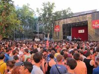 Els muntadors en vaga creuen que la desestimació de les cautelars no altera el seu "guió"