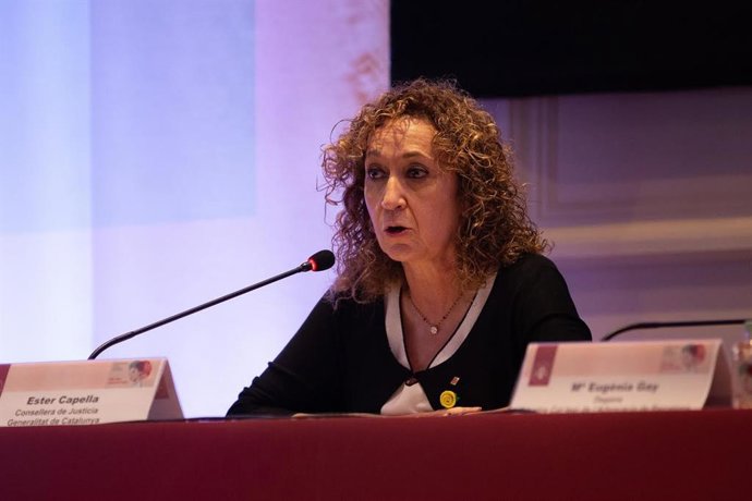 La consellera de Justicia, Ester Capella