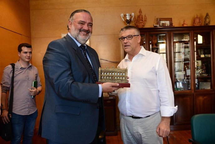 El delegado del Gobierno andaluz en Granada, Pablo García, en Guadix