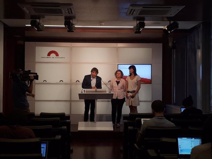 Jordi Munell, Teresa Pallars i Aurora Madaula (JxCat)