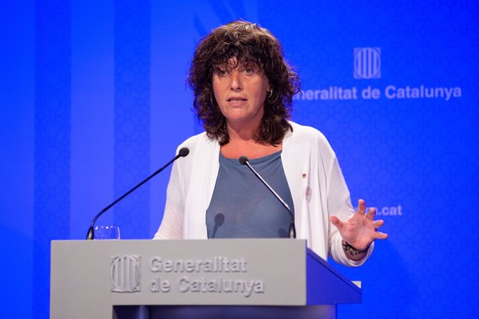 Teresa Jord (Erc) Interviene En Rueda De Prensa Tras El Consell Executiu