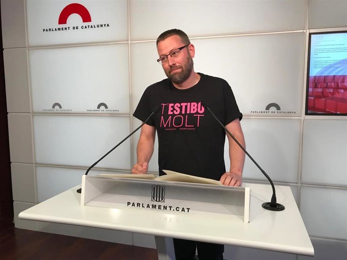 El diputado de la CUP Vidal Agaronés