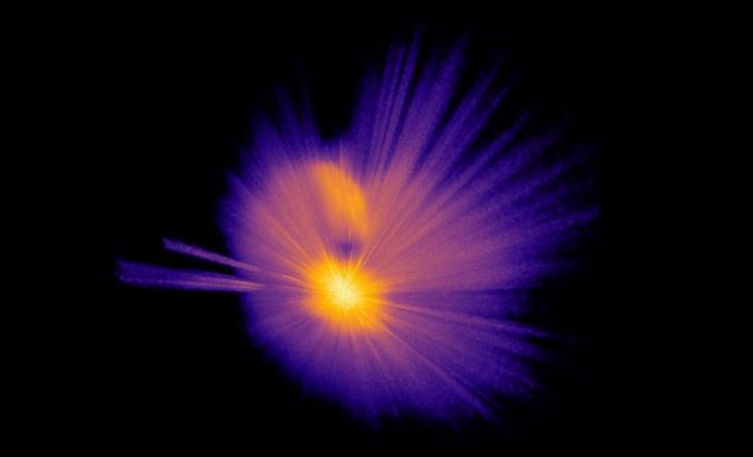 Distribución de estrellas en la segunda entrega de datos de la misión Gaia