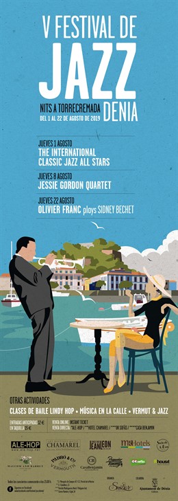 Cartel del V Festival de Jazz de Dénia.