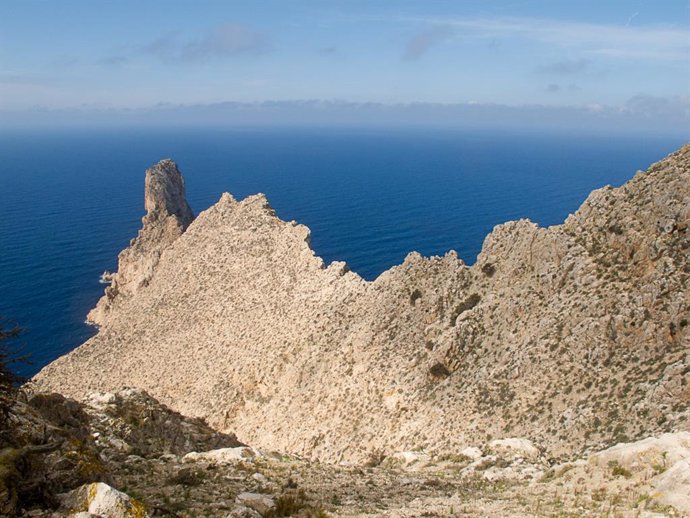 Imagen de una vista de Es Vedr (Ibiza)