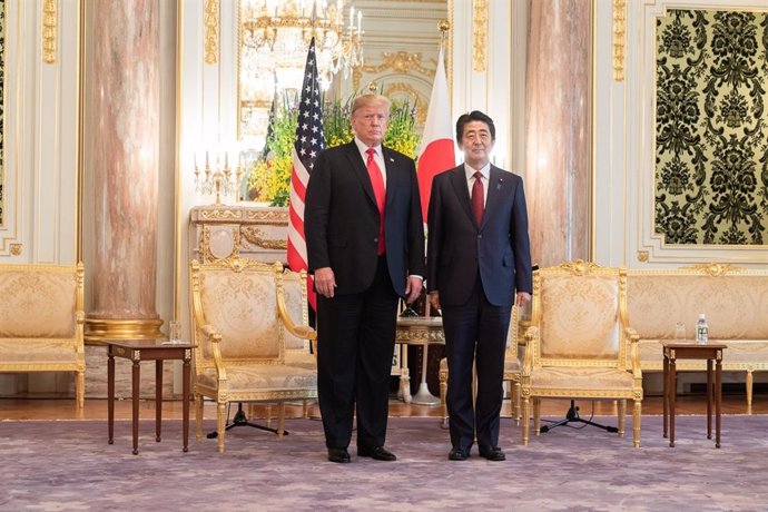 Donald Trump y Shinzo Abe