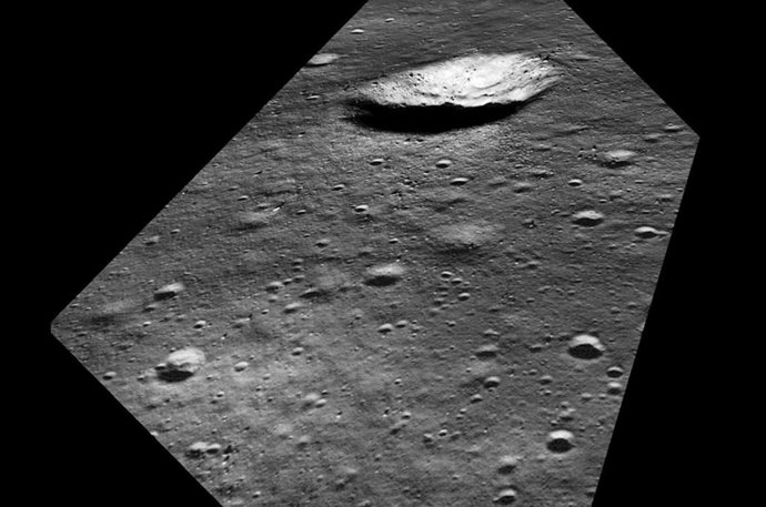 Nueva imagen del orbitador LROC del área lunar filmada por el aterrizador de la misión Apolo 11
