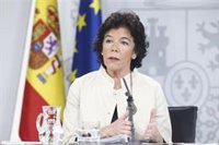 Celaá hace un llamamiento a todas las fuerzas, incluidos independentistas, para que apoyen la investidura
